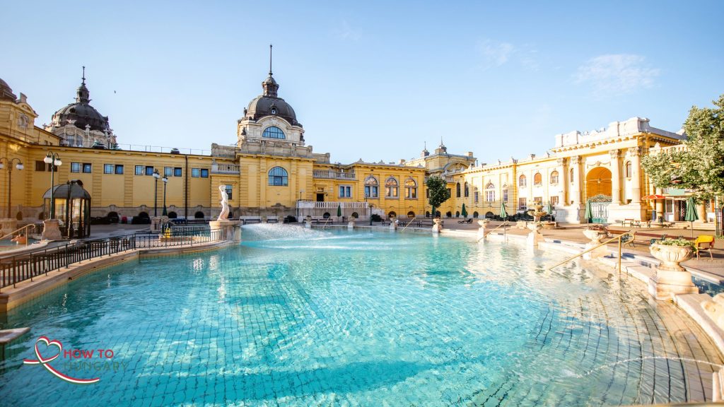 Széchenyi Baths Budapest alternative to Danube swimming during low water level