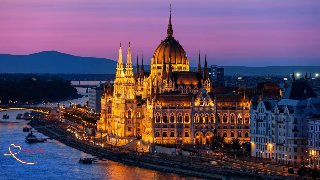 Budapest Parliament at twilight popular for retirement