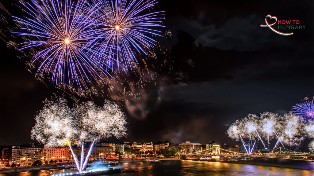 St Stephen’s Day fireworks display over Budapest’s Danube River on August 20th