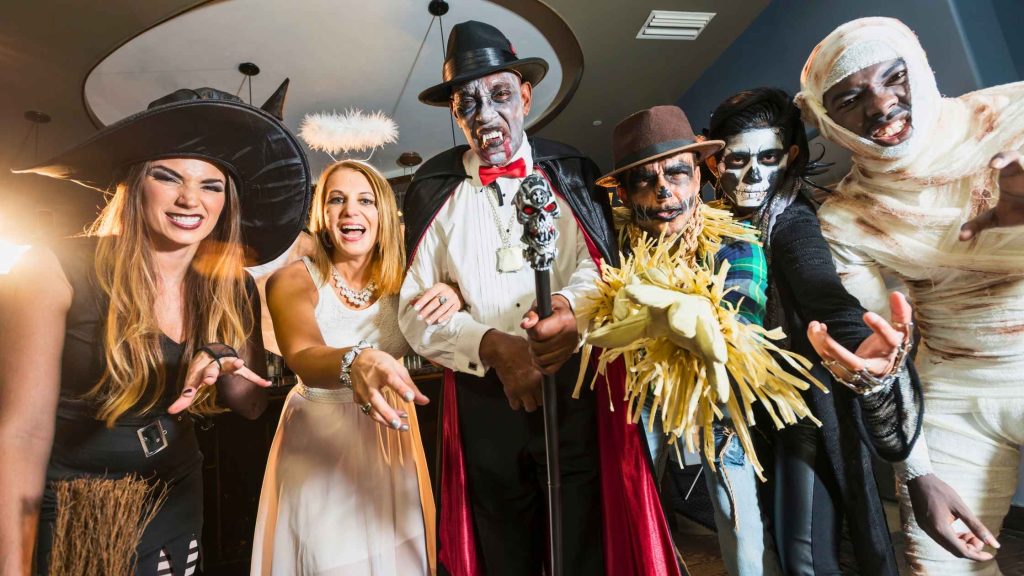 Halloween celebrations in Budapest.