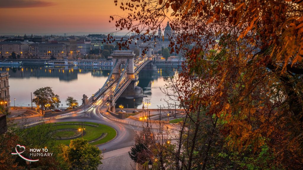 Budapest in late October, with autumn colours along the Danube.”