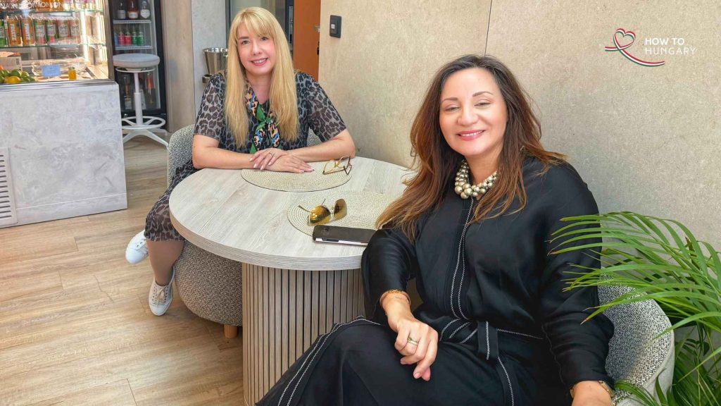 Anikó Woods with the Evergreen Health team at Zala Springs Golf Resort