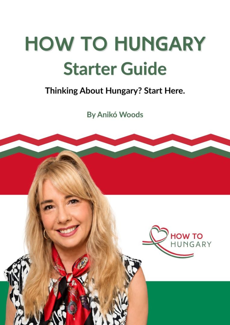 THE HOW TO HUNGARY Quick Start Guide with cover featuring Aniko Woods