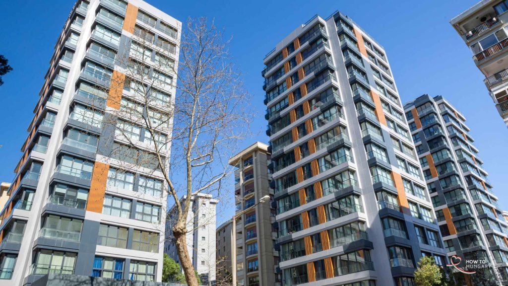 New-build apartment block in Budapest, where the Wekerle Plusz loan keeps a fixed 3% rate while used homes pay 5%